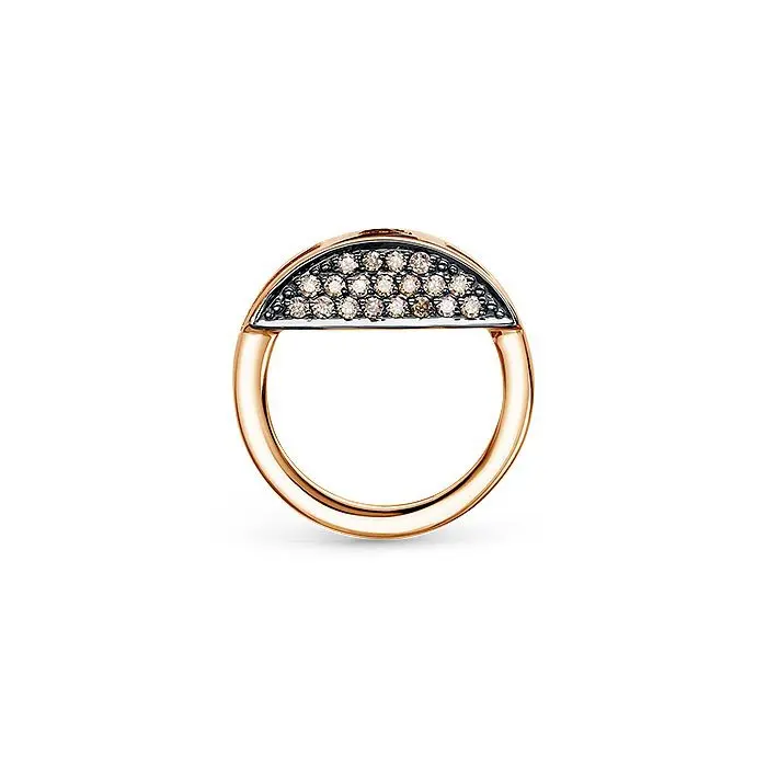 Подвеска бегунок из красного золота