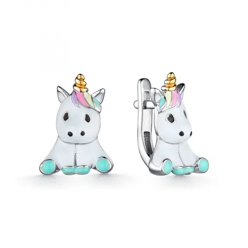 Серьги детские из серебра вид 1