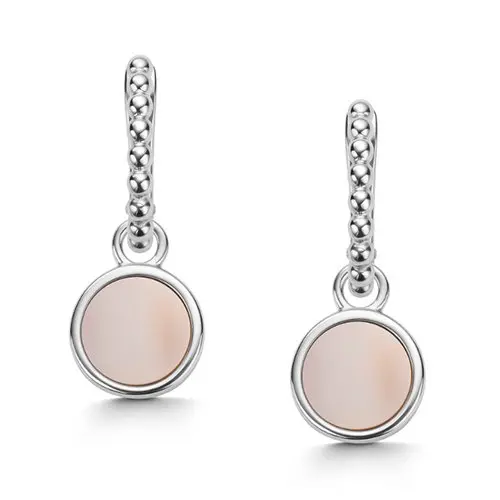 Серьги подвесные из серебра