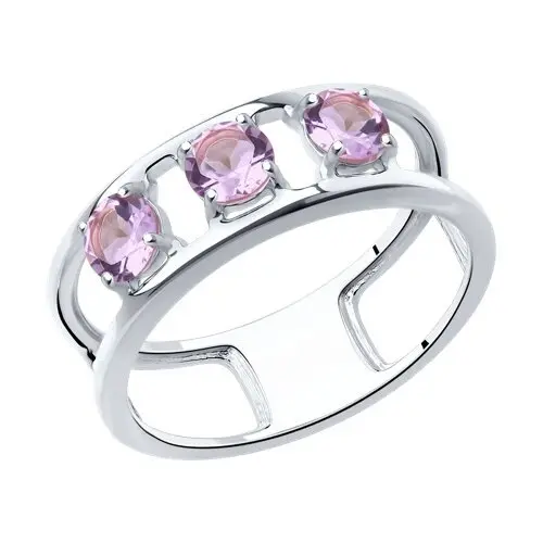 Кольцо декоративное из серебра