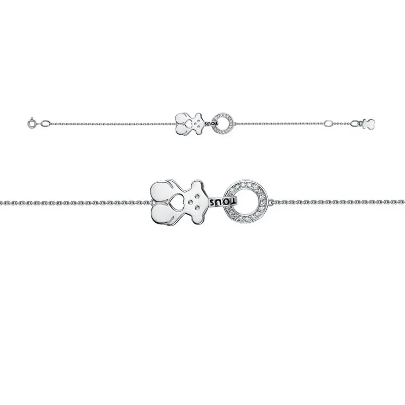 Браслет декоративный из серебра