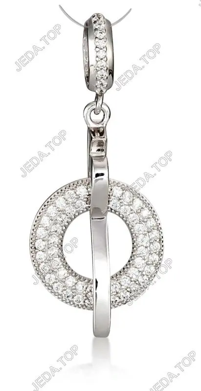 Подвеска декоративная из серебра