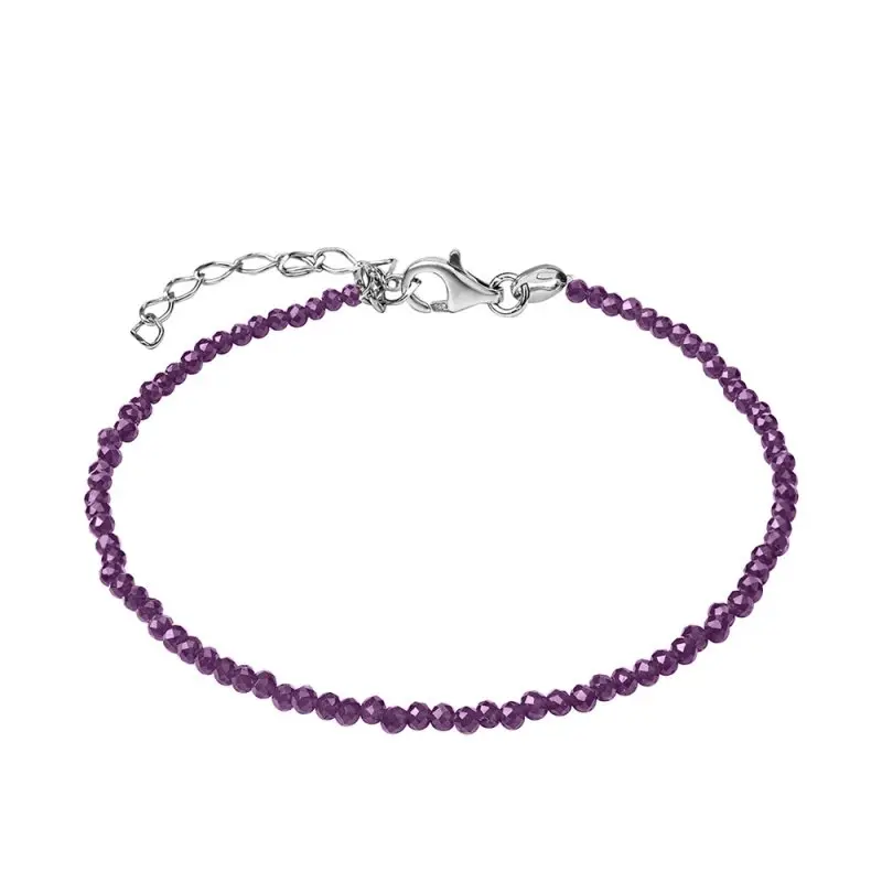 Браслет на ногу из серебра