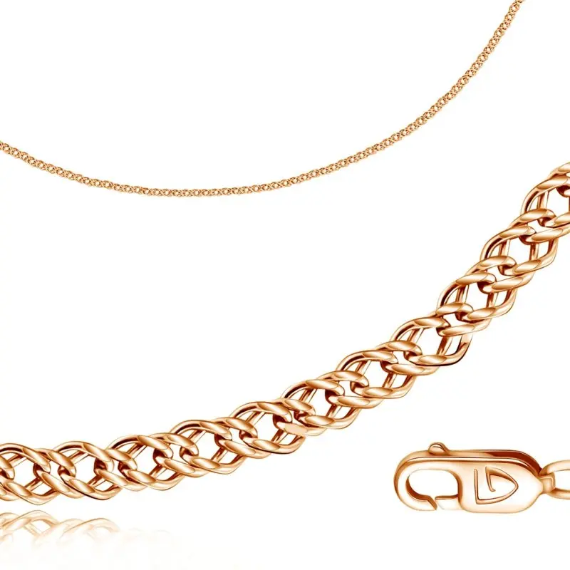 Цепь из красного золота