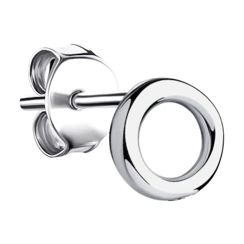 Серьги одиночные из серебра