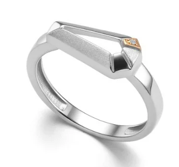 Кольцо декоративное из серебра