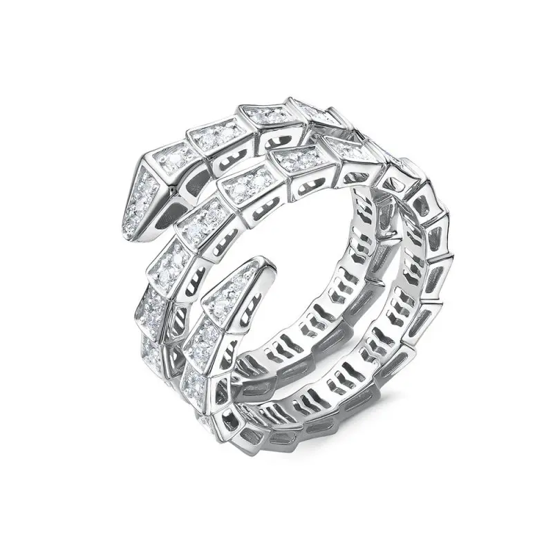 Кольцо декоративное из серебра