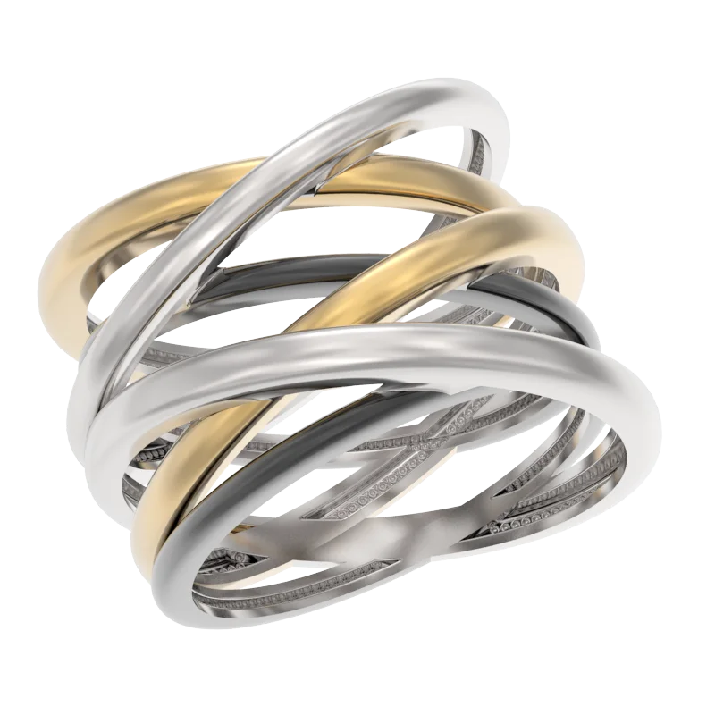 Кольцо декоративное из позолоты