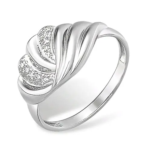 Кольцо декоративное из серебра