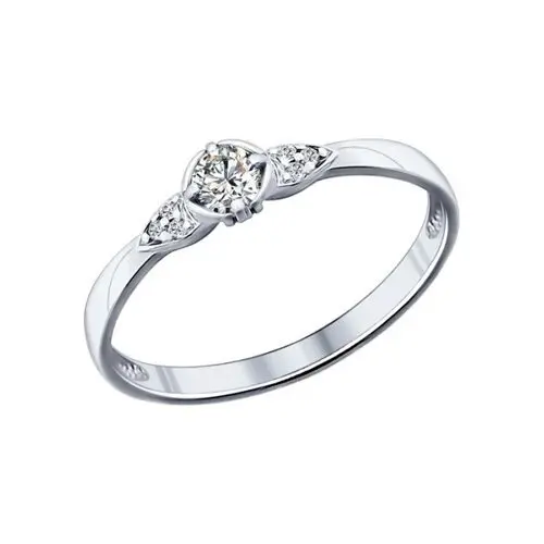 Кольцо декоративное из серебра