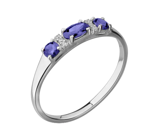 Кольцо декоративное из серебра