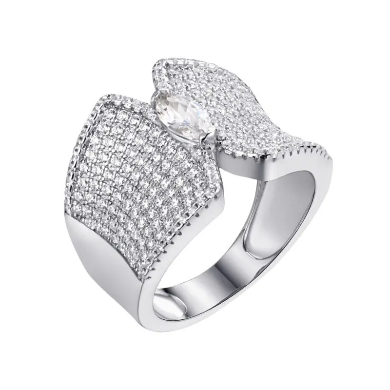 Кольцо декоративное из серебра