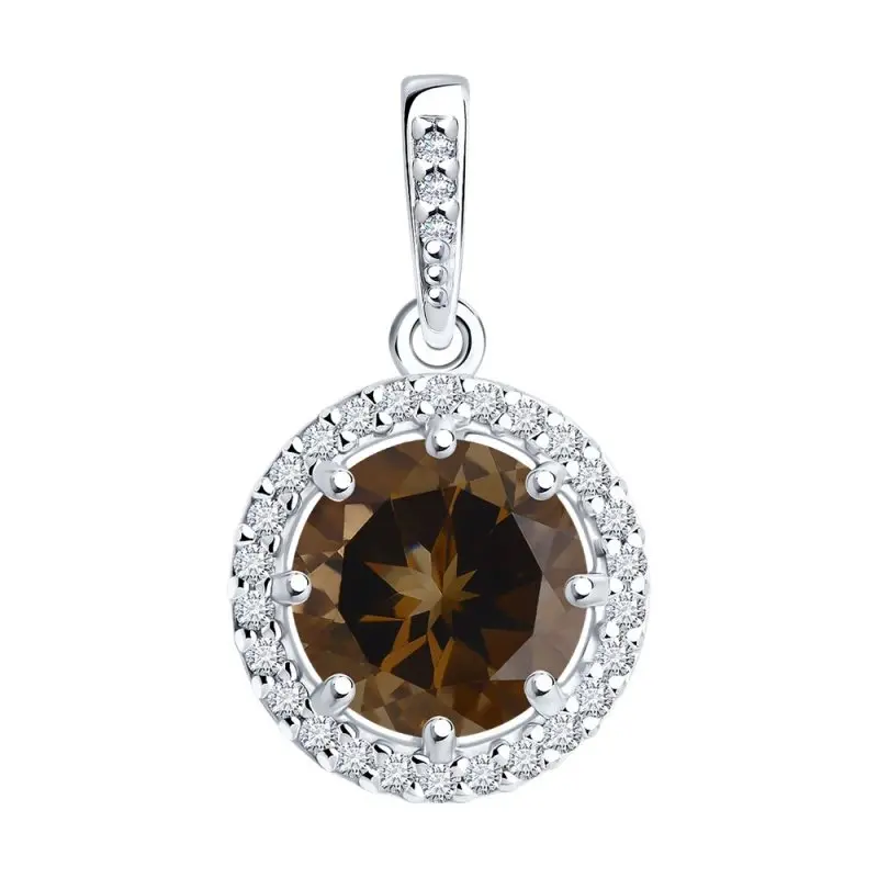 Подвеска декоративная из серебра