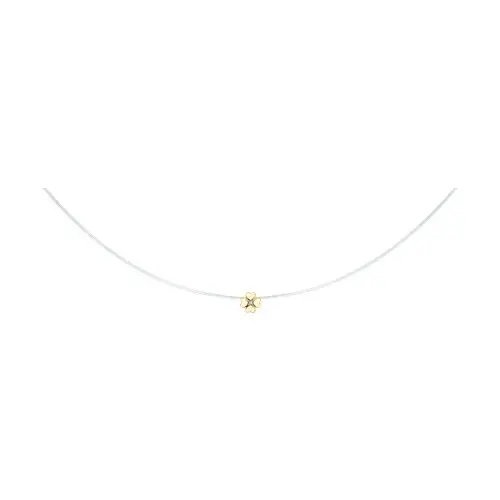 Цепь шнурок из красного золота