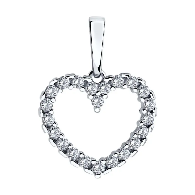 Подвеска декоративная из серебра