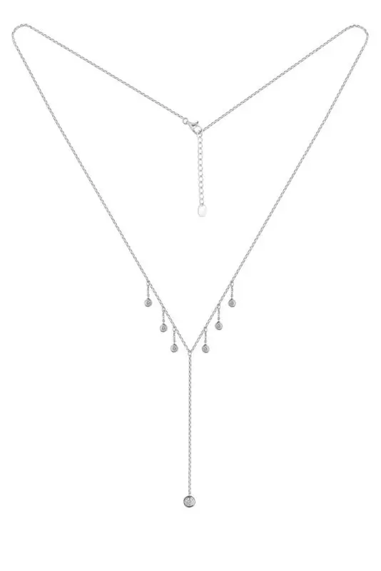 Цепь колье из серебра