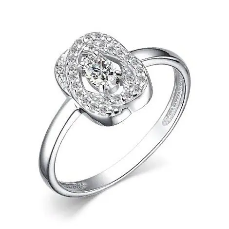 Кольцо декоративное из серебра