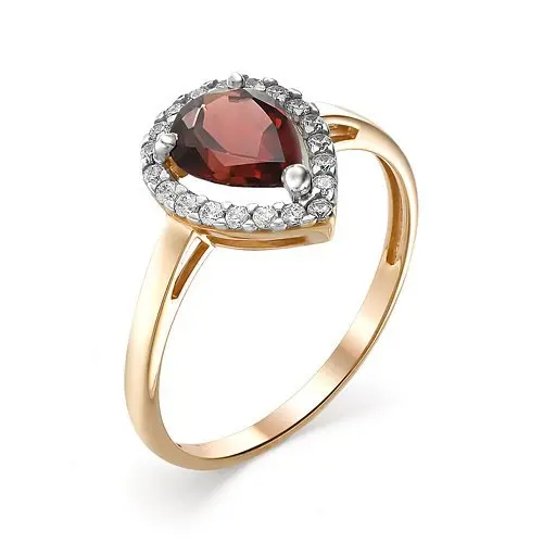 Кольцо декоративное из красного золота