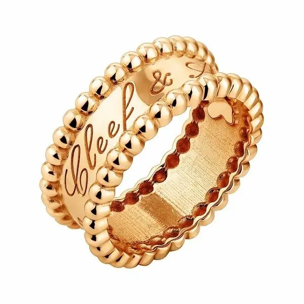 Кольцо декоративное из красного золота