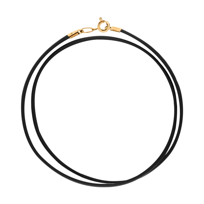 Цепь шнурок из красного золота