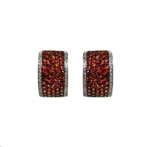 Серьги с английским замком из серебра