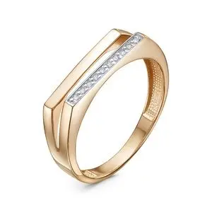 Кольцо декоративное из красного золота