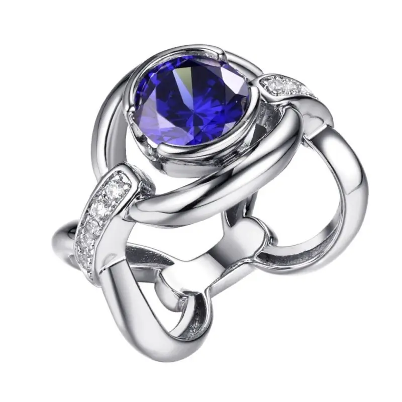 Кольцо декоративное из серебра