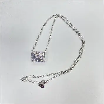 Цепь колье из серебра