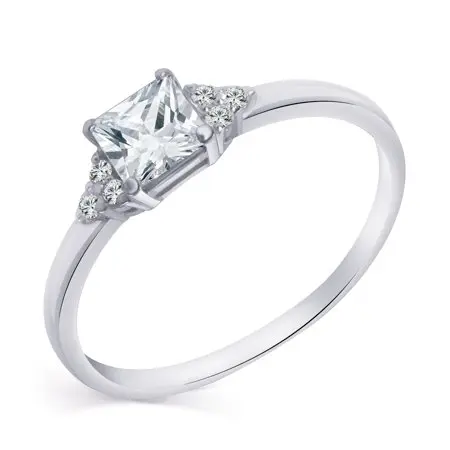 Кольцо декоративное из серебра