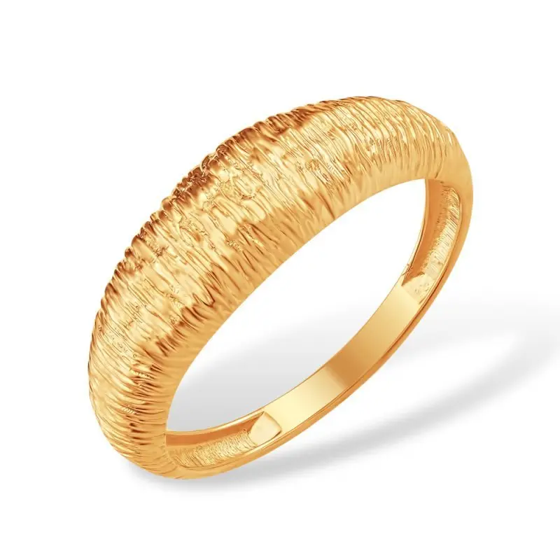 Кольцо декоративное из красного золота