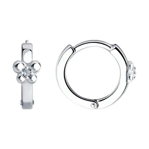 Серьги детские из серебра