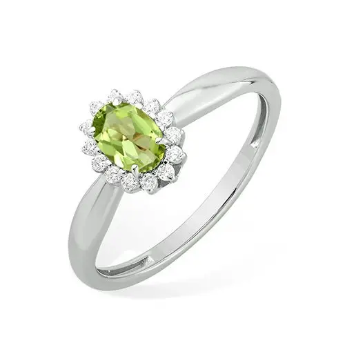 Кольцо декоративное из серебра