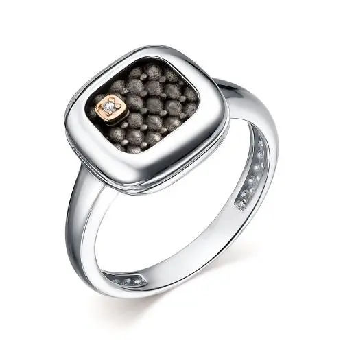 Кольцо декоративное из серебра