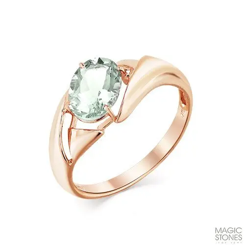 Кольцо декоративное из красного золота