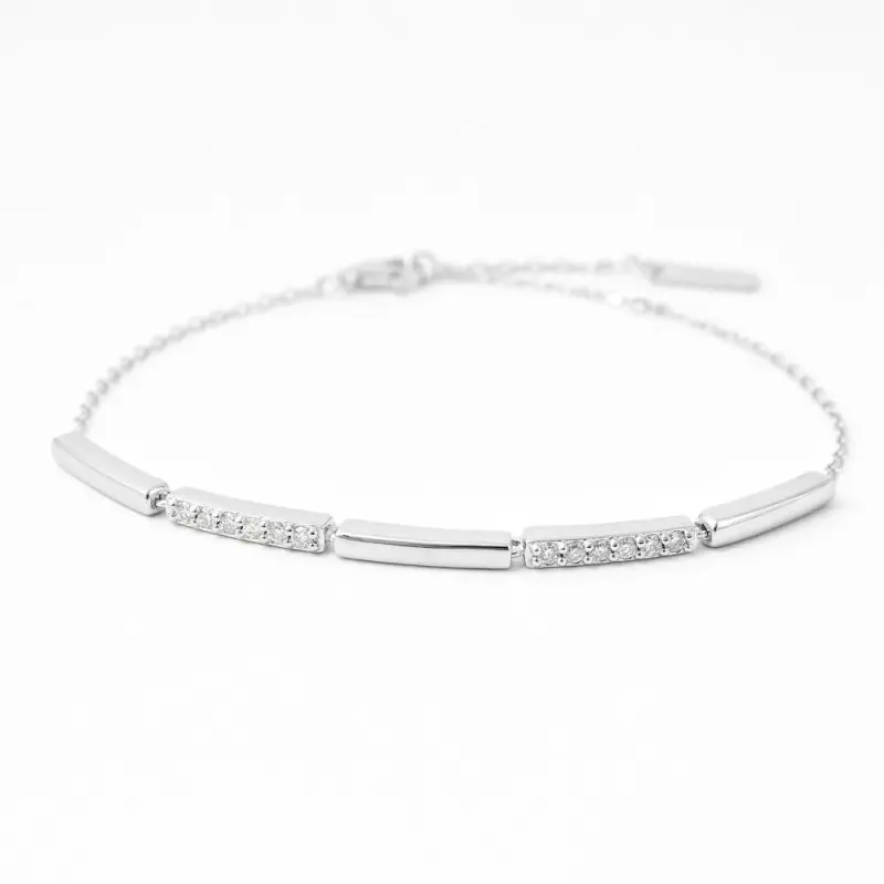 Браслет декоративный из серебра