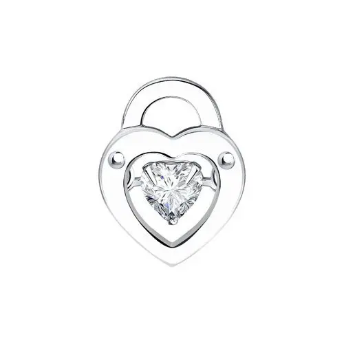 Подвеска декоративная из серебра