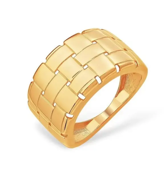 Кольцо декоративное из красного золота