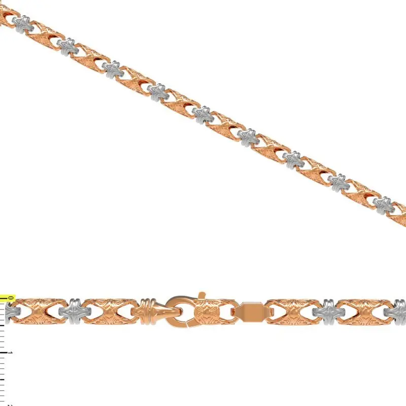 Цепь из комбинированного золота