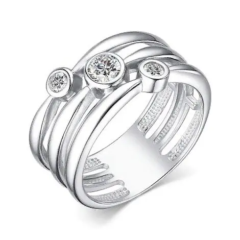 Кольцо декоративное из серебра