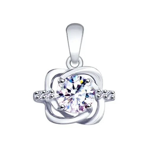 Подвеска декоративная из серебра