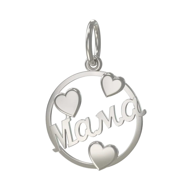 Подвеска декоративная из серебра