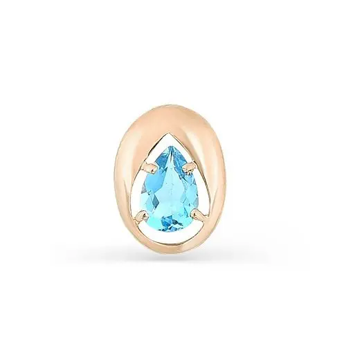 Подвеска бегунок из красного золота