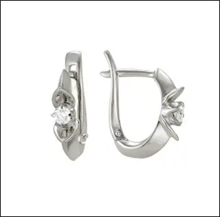 Серьги 2-104-193 вид 2