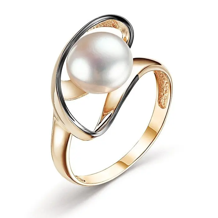 Кольцо декоративное из красного золота