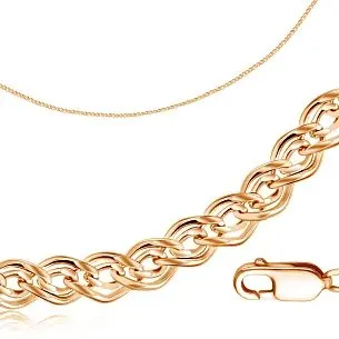 Цепь из красного золота