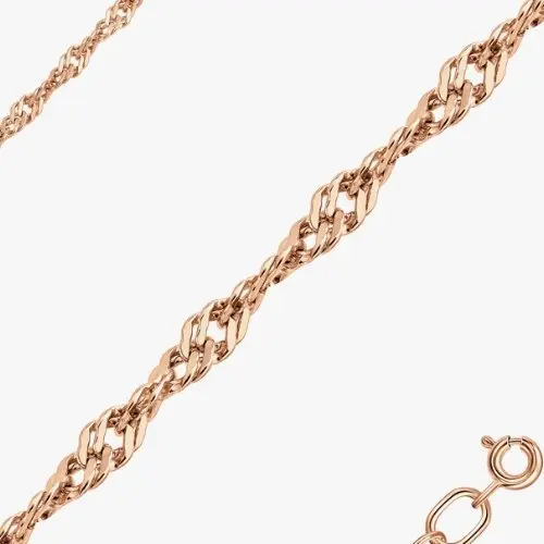 Цепь из красного золота