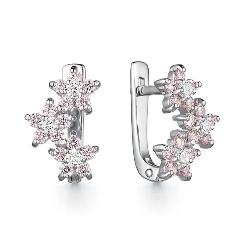 Серьги детские из серебра вид 1