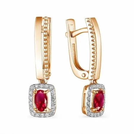 Серьги 23586-103 вид 2