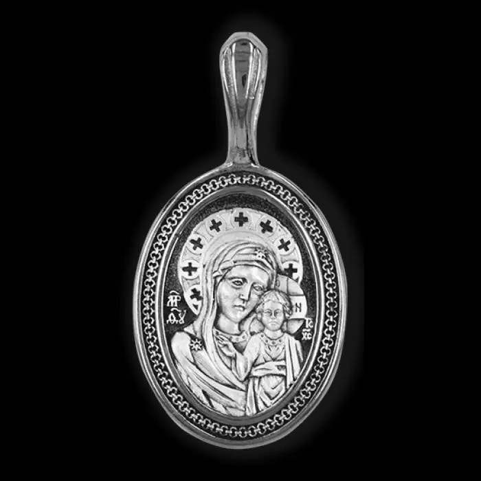 Подвеска икона из серебра