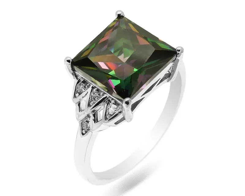 Кольцо декоративное из серебра